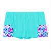 Hedmy Kids Girls Solid Color Elastic Waistband Quick Dry Casual Sport Shorts for Swimming Trainning Green Blue A 12 Years view 3