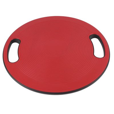 40cm x 10cm Wobble Balance Trainer Board with 360 Degree Rotation Balance Board Exercise Equipment Wiggle Board(RED)