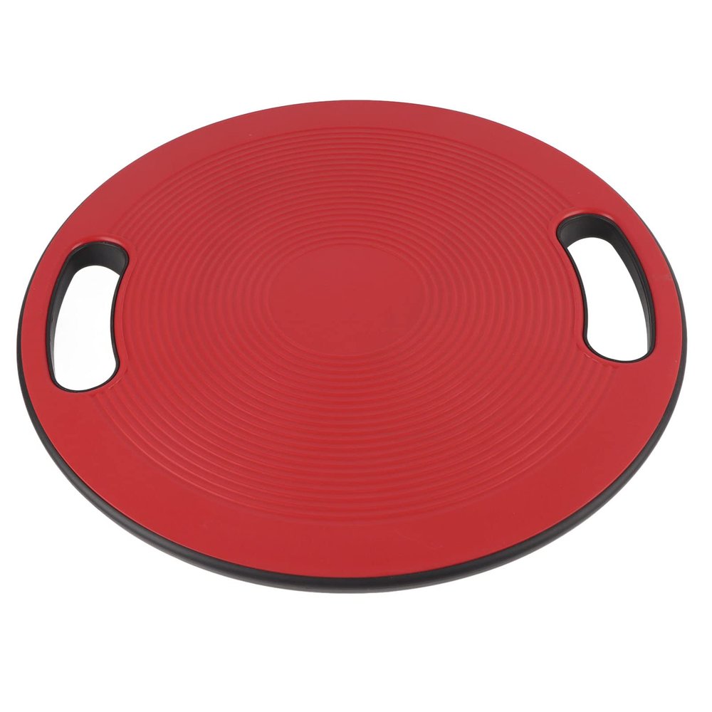 40cm x 10cm Wobble Balance Trainer Board with 360 Degree Rotation Balance Board Exercise Equipment Wiggle Board(RED)