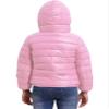 ACSUSS Kids Teens Winter Coat Puffer Jackets Boys Girls Long Sleeve Zip Up Hoodie Ultra Lightweight Down Coat Pink 13-14 Years view 3