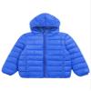ACSUSS Kids Teens Winter Coat Puffer Jackets Boys Girls Long Sleeve Zip Up Hoodie Ultra Lightweight Down Coat Royal Blue 5-6 Years view 4