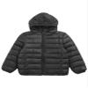 ACSUSS Kids Teens Winter Coat Puffer Jackets Boys Girls Long Sleeve Zip Up Hoodie Ultra Lightweight Down Coat Black 15-16 Years view 4