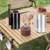 Charcoal Chimney Starter Heat Starter Accessory for Outdoor Cooking BBQ and Camping (White) view 2
