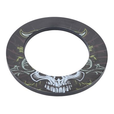 Professional Dartboard Surround Wall Protector Backboard with Thick and PU Material Easy Assembly for Home Bar (Black)