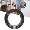 Professional Dartboard Surround Wall Protector Backboard with Thick and PU Material Easy Assembly for Home Bar (Black) view 4