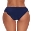 Aokivvy Bikini Bottoms for Women, Black Bathing Suit Bottoms,Low Waisted Full Coverage Swimsuit Bottoms Swim Briefs(Navy Blue,L) view 3
