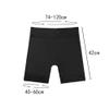 ITODA Plus Size Mesh Slip Shorts for Under Dresses Anti-Chafing Lace Safety Underwear Black view 2