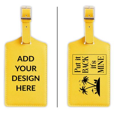 Custom Luggage Tags for Suitcases Bag with Name for Backpacks Handbag,Personalized Tag for Travel with Name ID Label Business Travel Essentials, Funny Baggage for Men & Women Ideal Gift