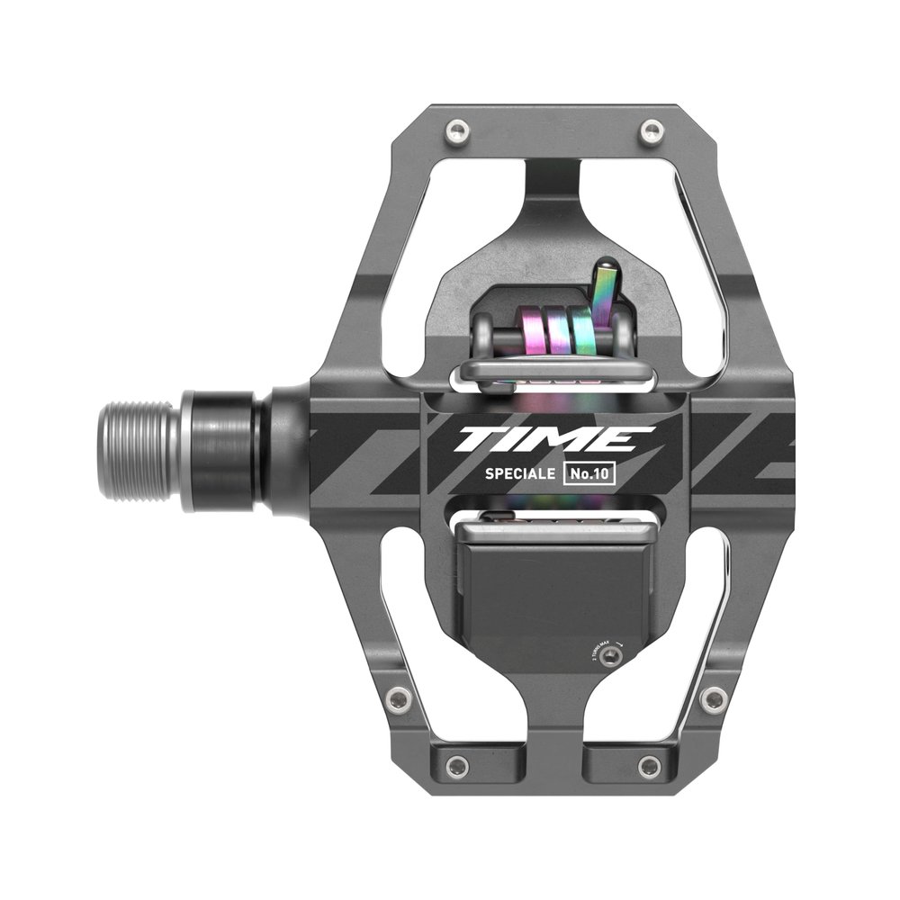 Time Sport Pedals Speciale 10 Large with ATAC Standard Cleats, Dark Grey B1 - High-Performance Pedals for Enhanced Cycling Experience
