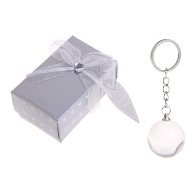 3D Crystal For Key Chain Keyring Keychain World Glass Pendant For Cre Cl Cl Original Cl Pompon Cl Voiture Cl Cl Porte-cls Chaine