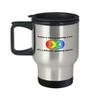 Autism Acceptance Travel Mug Autism Gift Autistic Person Gift Autism Awareness Autism Is Not a Processing Error view 1