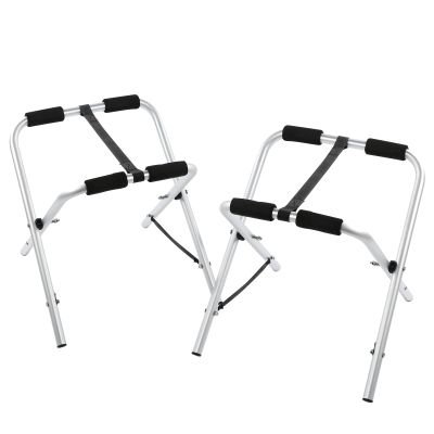 Kayak Bracket, Foldable Adjustable Kayak Stand, 2 Pack Portable Aluminum Racks for Kayaks, Canoe Rack Stand Fixing Surfboard Accessory