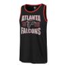 47 Men's Black Atlanta Falcons Upload Franklin Tank Top view 2