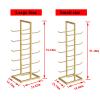 Aimery Yoga Mat Storage RackFloor Metal Yoga Mat Holder, Gym Foam Rollers Organizer, for Gym/Yoga Studio Hold 10~20 Exercise Mats(Black,23.6"x15.7"x51.2") view 2