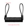 DGFJY Motorcycle Reminder Cable Disc Lock Cable Anti-Theft Spring Wire Rope Motorcycle Scooter Disc Lock Security Cable Disc Lock Cable Security Cable Motorcycle Reminder Cable Disc Lock Reminder view 4