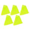 5pcs Agility Soccer Disc Cones Barriers,Plastic Marker Football Barriers Training Cone,Sports Accessory for TrainingFootball, Basketball (Yellow) view 1