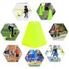 5pcs Agility Soccer Disc Cones Barriers,Plastic Marker Football Barriers Training Cone,Sports Accessory for TrainingFootball, Basketball (Yellow) view 4