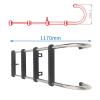 Extendable Dock Ladders 4 Step Stainless Steel Heavy Duty Telescoping Transom Swim Deck, Under Platform Slide Mount for Marine Yacht Boat Swim view 2