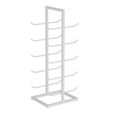 Aimery Yoga Mat Storage RackFloor Metal Yoga Mat Holder, Gym Foam Rollers Organizer, for Gym/Yoga Studio Hold 10~20 Exercise Mats (Color : White, Size : 19.7" x 15.7" x 51.2")