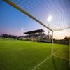FORZA Replacement 24ft x 8ft Stadium Soccer Goal Nets | 5mm Braided HDPE Striped Soccer Nets for Stadium Box Goals [11 Colour Options] (Orange, Single) view 3