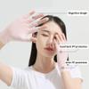 Bawnhaw 2 Pair Women Cool-Ice-Silk Fingerless Driving-Gloves UV-Protection Loose Nonslip Outdoor Sunblock-Gloves Pink & Black for Nails view 4