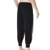 Cambkatl Men's Colorblock Linen Jogger Pants Lightweight Summer Yoga Golf Beach Sweatpants Lounge Trousers with Pockets view 4