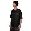Believe in The Magic of Christmas Christmas Cotton T-Shirt for Men Women Short Sleeve Tee Shirts Black view 4