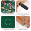 Table Football, Deluxe Wooden Table Soccer Game, Compact Indoor Foosball Set, Portable Mini Indoor Soccer Game Set for Kids, Family view 3