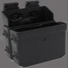 Zero9 Holsters - Model 4047 Double Handcuff Case, Compatible with ASP Sentry Cuffs (Black Basket Weave, Tek Lok) view 1