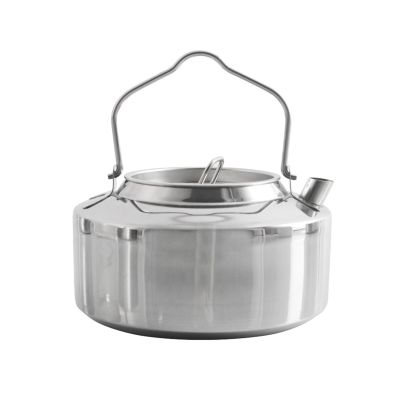 DAQERHSH Camping Kettle Camping Tea Kettle, 1.2L Stainless Steel Outdoor Kettle with Handle, Classic Water Pot Tea Pot for Home, Kitchen, Outdoor Camping Kettle Camping Kettle Camp Tea offee Pot