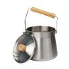 DAQERHSH Camping Kettle Portable 1.6L Stainless Steel Outdoor Campfire Camp kettle | Durable and Portable Camp Tea Pot Ideal for Hiking Picnic Travel Camping Kettle Camp Tea offee Pot view 1