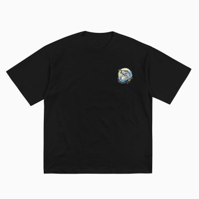Fishing Rods and Big Bass Cotton T-Shirt for Men Women Short Sleeve Tee Shirts Black
