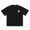 Fishing Rods and Big Bass Cotton T-Shirt for Men Women Short Sleeve Tee Shirts Black view 1