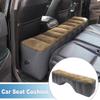 A ABSOPRO Car Mattress Sleeping Mat Comfortable Rear Seat Air Bed Gap Pad for Napping Travel Brown Gray view 2