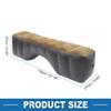 A ABSOPRO Car Mattress Sleeping Mat Comfortable Rear Seat Air Bed Gap Pad for Napping Travel Brown Gray view 4