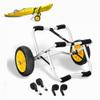 YES4ALL Kayak Cart U-Shape Aluminum, 200lbs Capacity Kayak Dolly with 4 Fixing Straps & Thick PU Wheels, Foldable Canoe Cart view 1