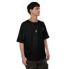 Snake Icon Cotton T-Shirt for Men Women Short Sleeve Tee Shirts Black view 3