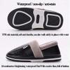 Asifn Women's Men's Soft House Felt Slippers Suede Indoor Slip On Cotton Shoes Memory Foam Anti-Skid Sole 6 Women Pink view 4