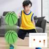Altsuceser Silent Basketball Dribbling Indoor, 2024 Latest Dribble Dream Silent Basketball, Silent Basketball, Foam Basketball Indoor Training Ball, High Bounce Quiet Basketball, 24cm/9.45" Green view 2