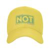 Adjustable Be Savage Not Average Baseball Cap Women Men Hat Truck Driver Baseball Caps Sun Hats Yellow view 2