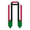 NineFit Basics Sudan Sudanese Flag Graduation Sash 2024 Graduation Sash Adult Stole Graduation Stole for Study Aboard Students 72 Inch, Lightweight model, White 0 view 1
