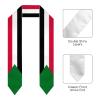 NineFit Basics Sudan Sudanese Flag Graduation Sash 2024 Graduation Sash Adult Stole Graduation Stole for Study Aboard Students 72 Inch, Lightweight model, White 0 view 4