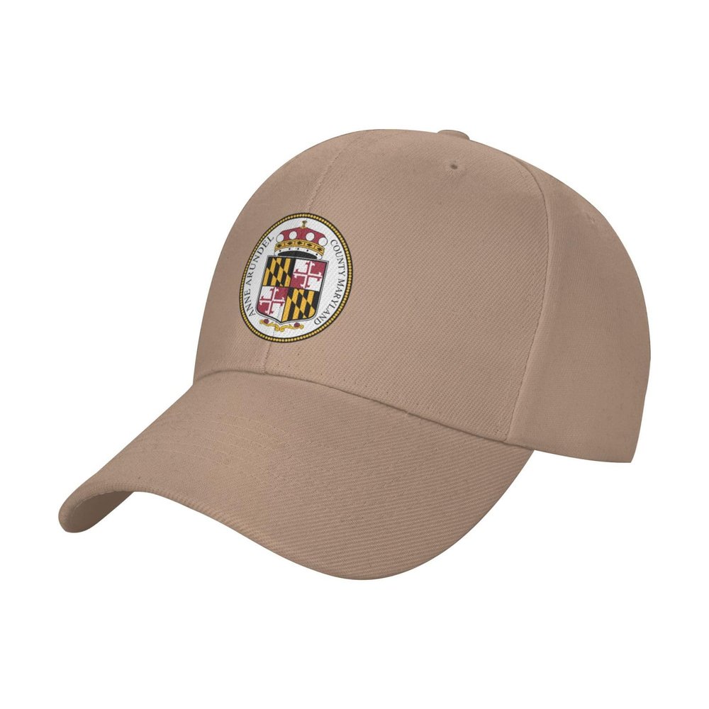 Adjustable Seal of Anne Arundel County, Maryland Baseball Cap Women Men Hat Truck Driver Baseball Caps Sun Hats Natural