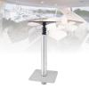 Boat Seat Pedestal, Adjustable Boat Seat Pedestal and Bases with Swivel, Aluminum Alloy Anti Slip Heavy Duty Boat Seat Base for Boat Seats Captain Chair Fishing Seats view 2