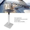 Boat Seat Pedestal, Adjustable Boat Seat Pedestal and Bases with Swivel, Aluminum Alloy Anti Slip Heavy Duty Boat Seat Base for Boat Seats Captain Chair Fishing Seats view 3