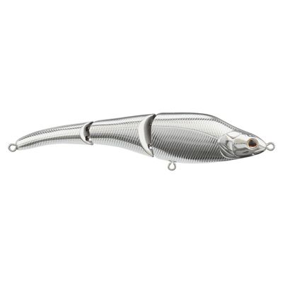 Berkley Magic Swimmer Fishing Lure, Chrome, Size 110, 4.4 in, Maximum Forward Buoyancy Provides Optimal Lifelike Swim Action, Equipped with High-End Hooks