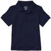 Classroom School Uniforms Toddler Short Sleeve Interlock Polo CR891D, 4T, SS Navy view 1
