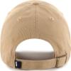47 Brand MLB Khaki Primary Logo Clean Up Adjustable Strap Baseball Dad Hat Cap, Adult One Size Fits All - Seattle Mariners - Khaki view 2