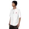 BASTU Open Your Mind Before Your Mouth Cotton T-Shirt for Men Women Short Sleeve Tee Shirts White view 4