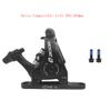 Zoom Dual-Piston Cable Actuated Mechanical Flat Mount Disc Caliper (Front Brake Black) view 2